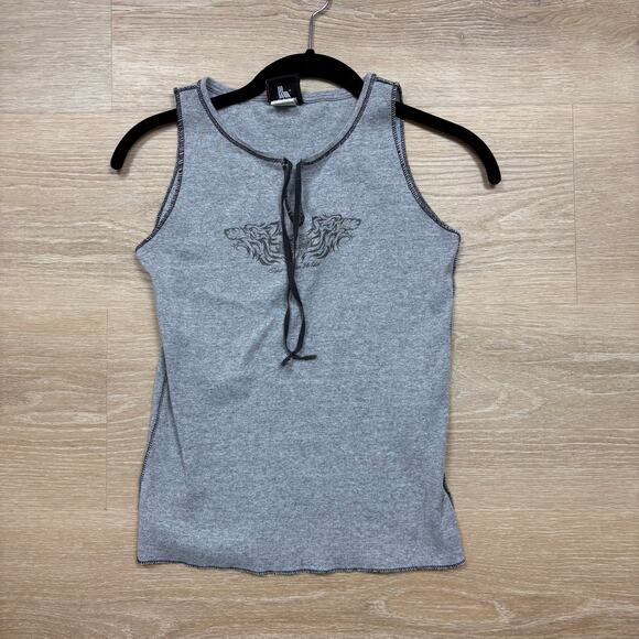 Harley-Davidson Raw Stitch Tank Women’s M Color Gray - Picture 1 of 6